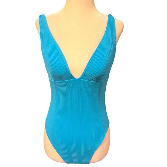 NWT L*Space women's Katniss one piece swimsuit size small in blue - Picture 3 of 11